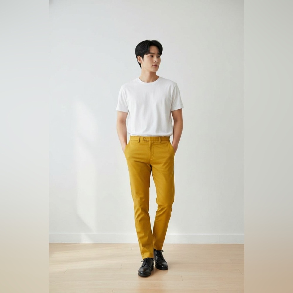 Flat Front Italian Wool Pants